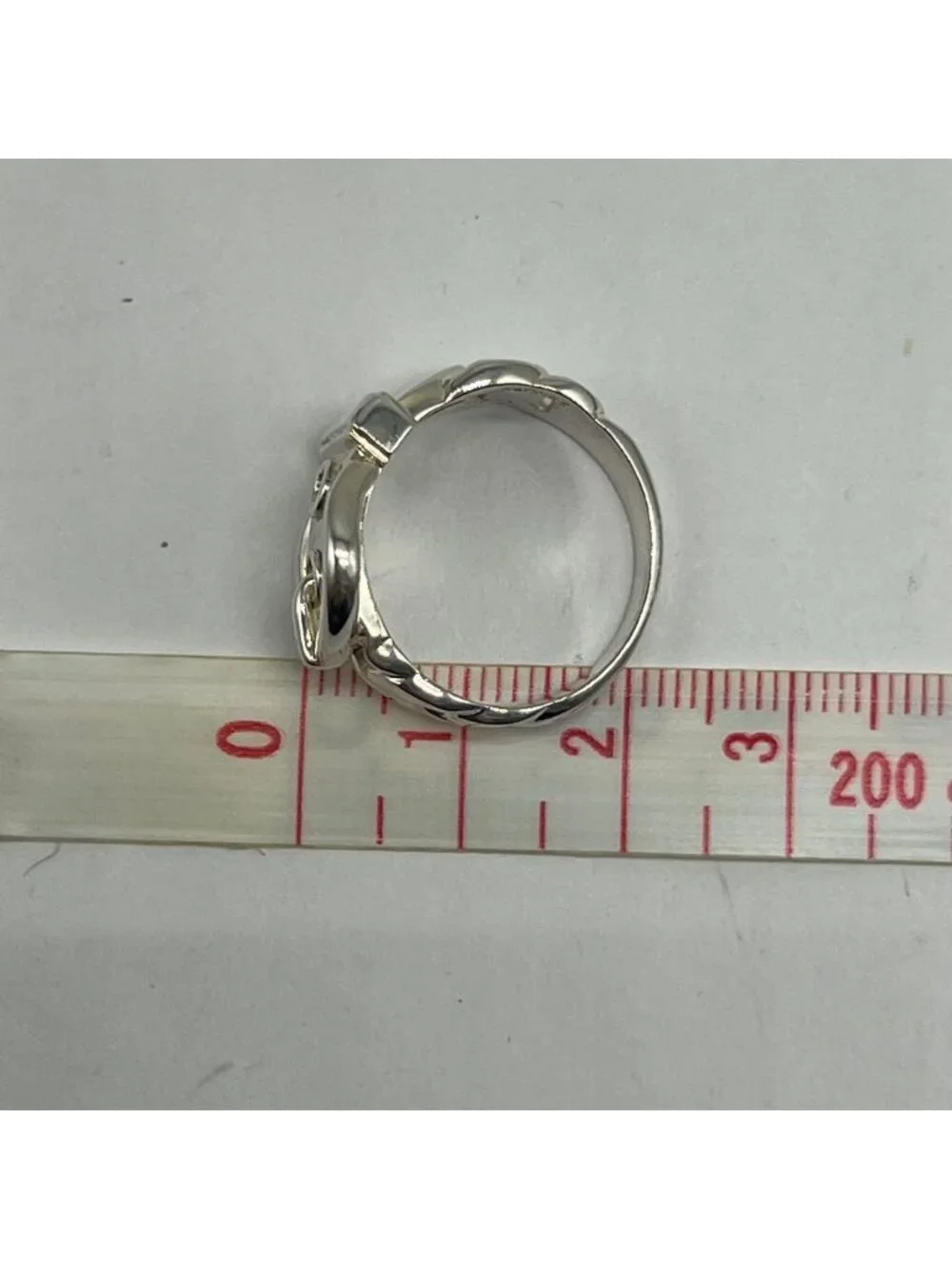 Hermes Boucles Sellier Ring Silver